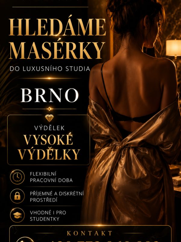 Přijmu masérku 18-50let — Brno, foto 4